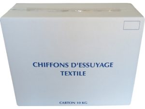 CHIFFON TISSE BLANC COLIS 10KG