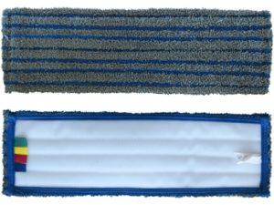 FRANGE LAVAGE MICROFIBRE VELCRO 45 CM AVEC BANDES GRATTANTES