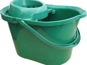 SEAU RECTANGULAIRE 15L + ESSOREUR POUR BALAI ESPAGNOL