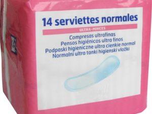SERVIETTE PERIODIQUE PQT DE 14