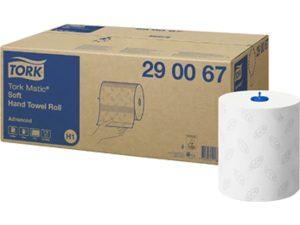 TORK MATIC H1 BOB. ESSUIE-MAINS ADVANCED 150M X 21CM 2P ECOLABEL X6